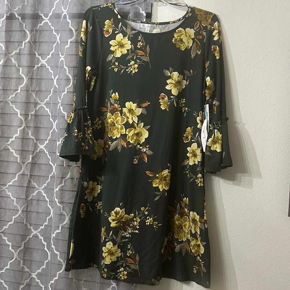 Nine Britton Jayden Ruffle Sleeve Knit Dress